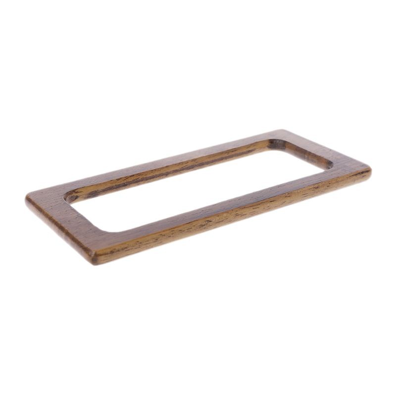 Wooden Rectangle Shaped Handles Replacement for DIY Making Bag Handbags Purse Shopping Bag