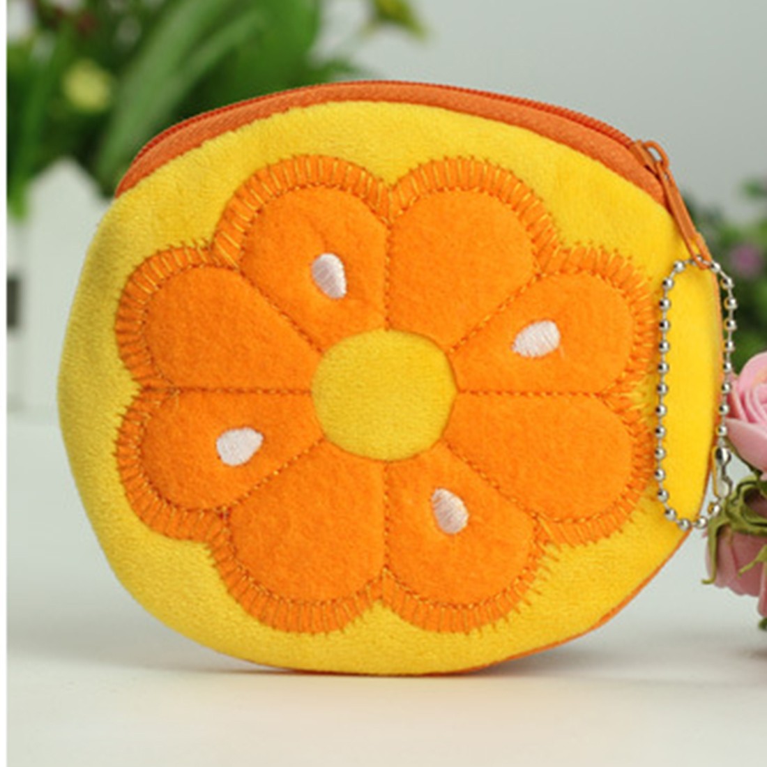 All Cartoon Fruits Coin Bag Clutch New 8cm Pineapple Orange Plush Coin Purse Purse Pouch; Baby Coin Bag Pouch Purse