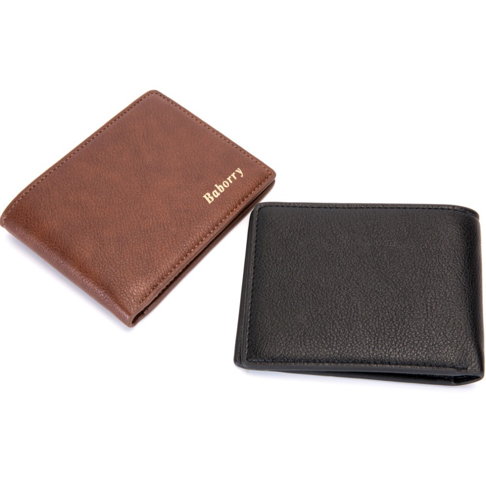 BABORRY Men's Business Aluminum Cash ID Card Holder RFID Blocking Slim Metal Wallet Coin Purse Card Credit Wallet