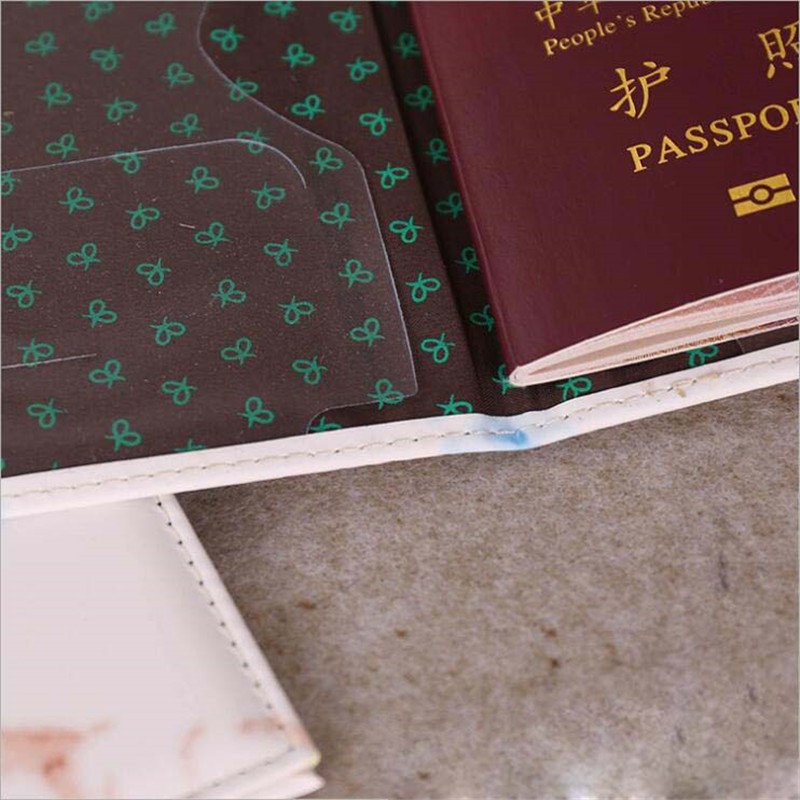 Starry Sky Passport Cover Fashion Women Men PU Leather Travel Wallet Landscape Passport Holder High Quality Case For Passports