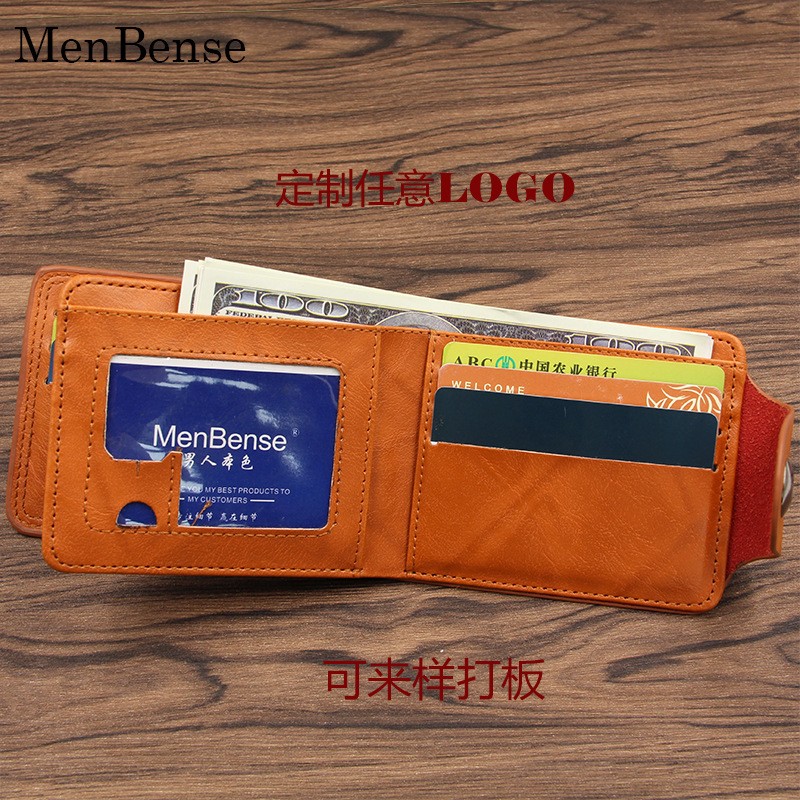 New Men's Wallet Hasp Money Bag Driving License Multifunctional Card Bag Business Small Wallet Zipper Wall Carteira Coin Bag
