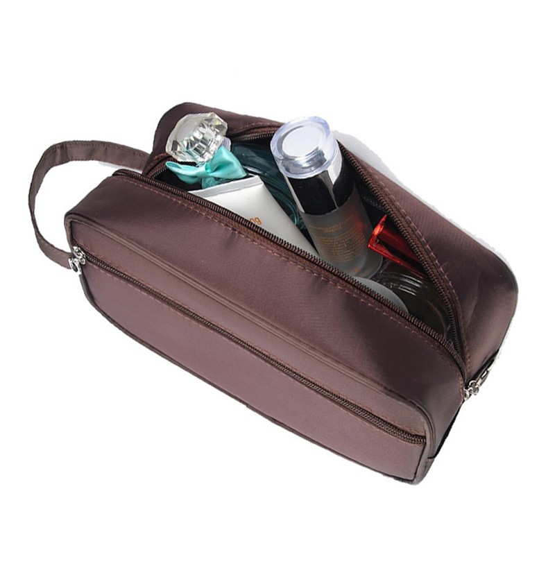 Men's Zipper Makeup Bag Professional Cosmetic Bag Bathroom Organizer Toiletry Storage Bag Toiletry Kit Bathroom Box