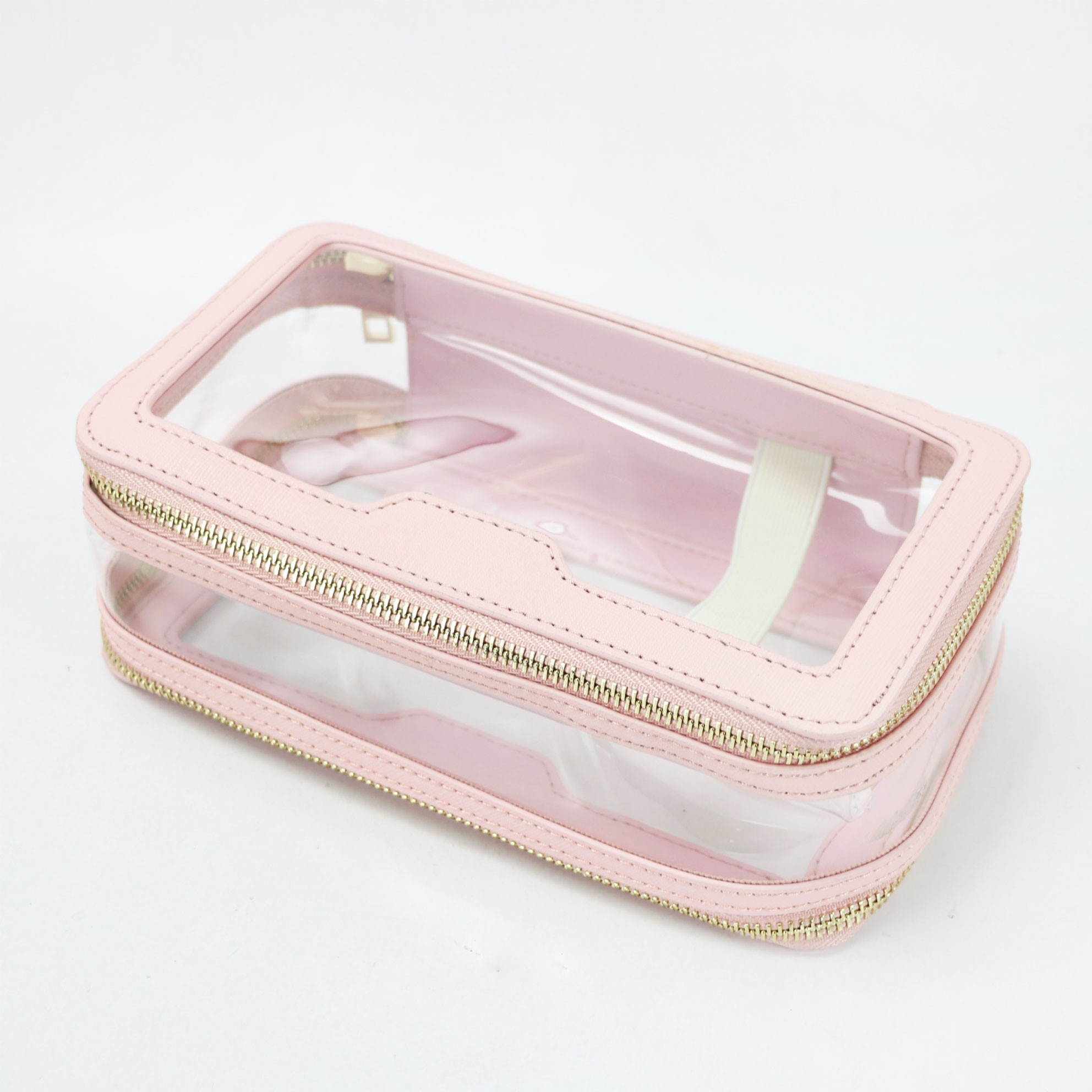 Customized Genuine Leather Travel Cosmetic Bag Fashion Waterproof Cosmetic Bag New Makeup Storage Bag Clear Plastic Cosmetic Bag