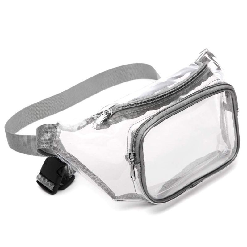 Women Transparent Waist Fanny Pack Belt Bag Travel Hip Bum Wallet Small Chest Phone Pouch