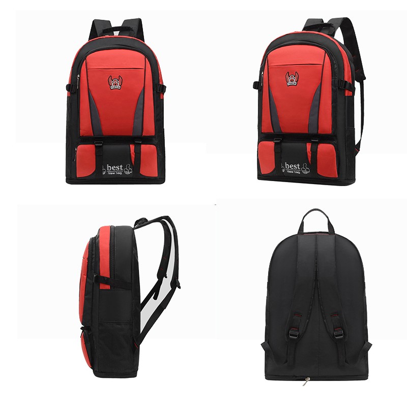 60L Men's Expandable Outdoor Backpack Climbing Travel Sports School Bag School Bag Camping Hiking Fishing Pack for Male Female Women