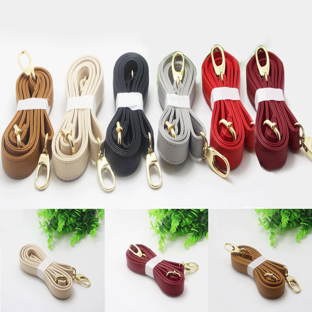 Replacement Parts Adjustable Length One Shoulder Durable Wear Resistant Fashion DIY Strap PU Leather Detachable Bag Strap