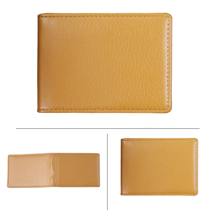 موضة جديدة للرجال محفظة صغيرة محفظة بو الجلود المرأة محفظة صغيرة قابلة للطي رقيقة محفظة محفظة نسائية للعملات المعدنية