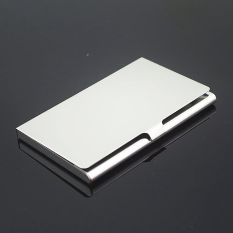 Creative Business Card Case Stainless Steel Aluminum Holder Metal Box Business Card Holder Metal Wallet