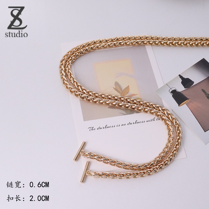 Wholesale 60 up to 120cm bag chain for luxury furla bag ties with high quality metal buckets replacement maintenance