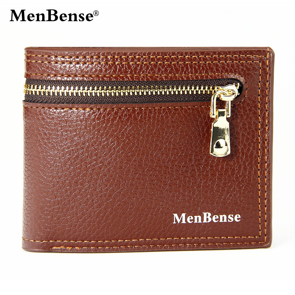 2022 Casual Men Wallets Short Card Holder Photo Holder Casual Style Male Wallets Luxury Men Purses PU Leather Wallet for Men