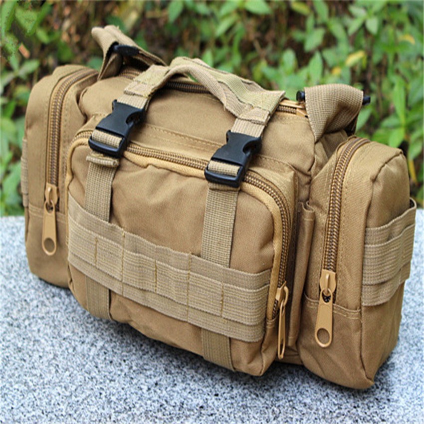 Military Camouflage Bags Waist Pack Canvas Camera Single Shoulder Messager Bag RV641456