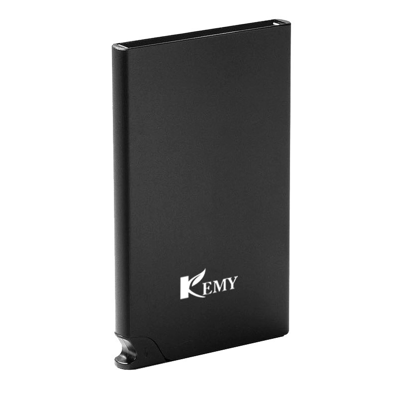 KEMY Business Men Aluminum Cash ID Card Holder Blocking Slim Metal Wallet Coin Purse Card Case Wallet Credit Card Wallet RFID