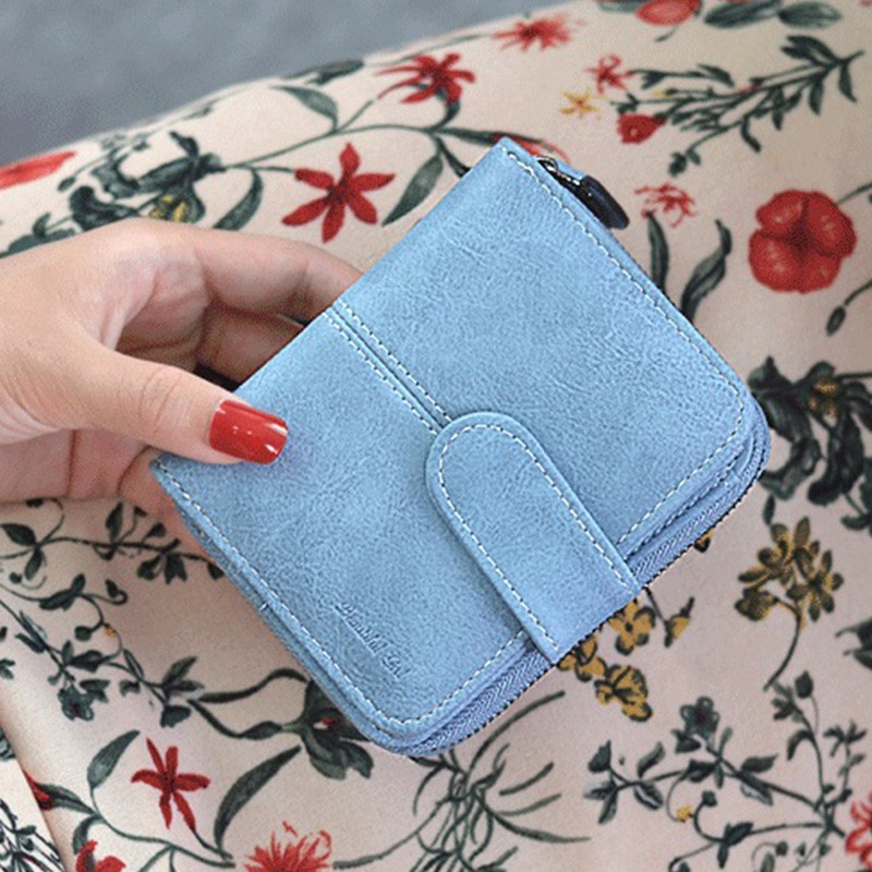 Women Small Wallet for Credit Card Female Coin Purse Leather Wallet Fashion Short Clutch Lady Solid Mini Wallet Women Wallets