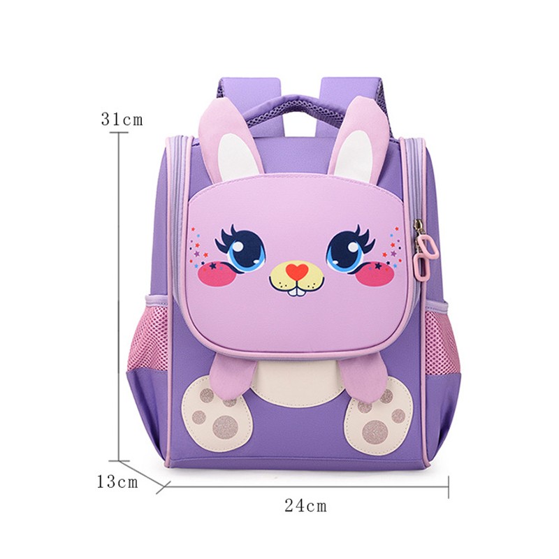 Children's school bag for girls large capacity children's backpack lightweight breathable fashion gradient princess bag for girls