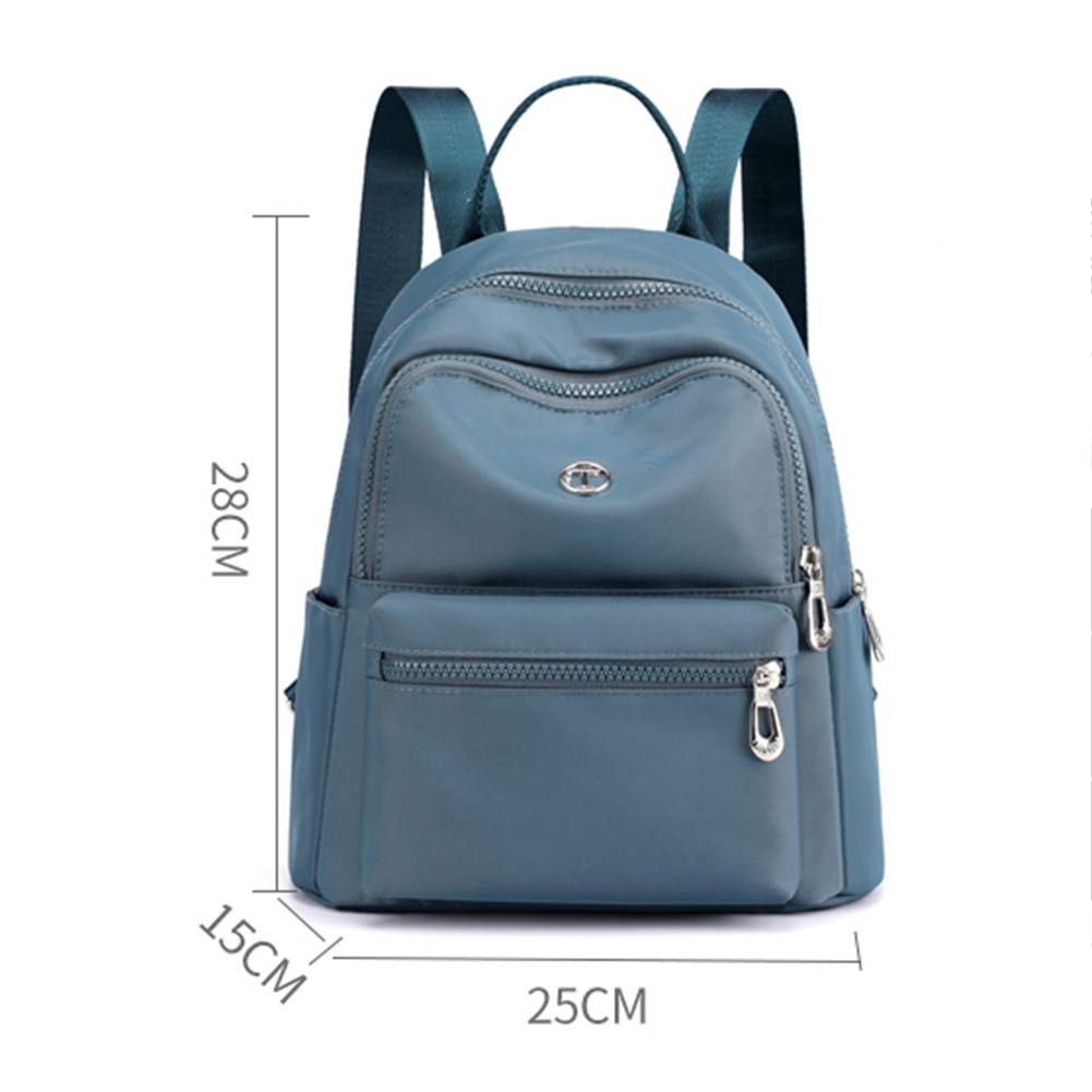 2021 New Designer Nylon Backpack Teenagers Students Solid Color Mochila High School Bag Women Travel Bag Girls Shoulder Bag