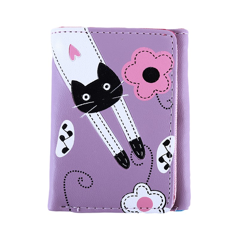 Women Wallet Cute Coin Purse Girl Clutch Small Wallet Change Purse Ladies PU Leather Card Holder