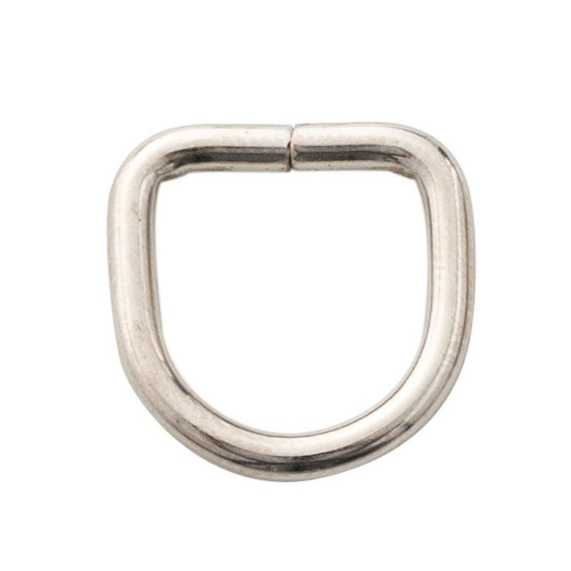 100pcs/set D Rings Buckle for DIY Hand Strap Purse Hardware Accessories Semi-circular D Buckle Keychain Ring Clasps