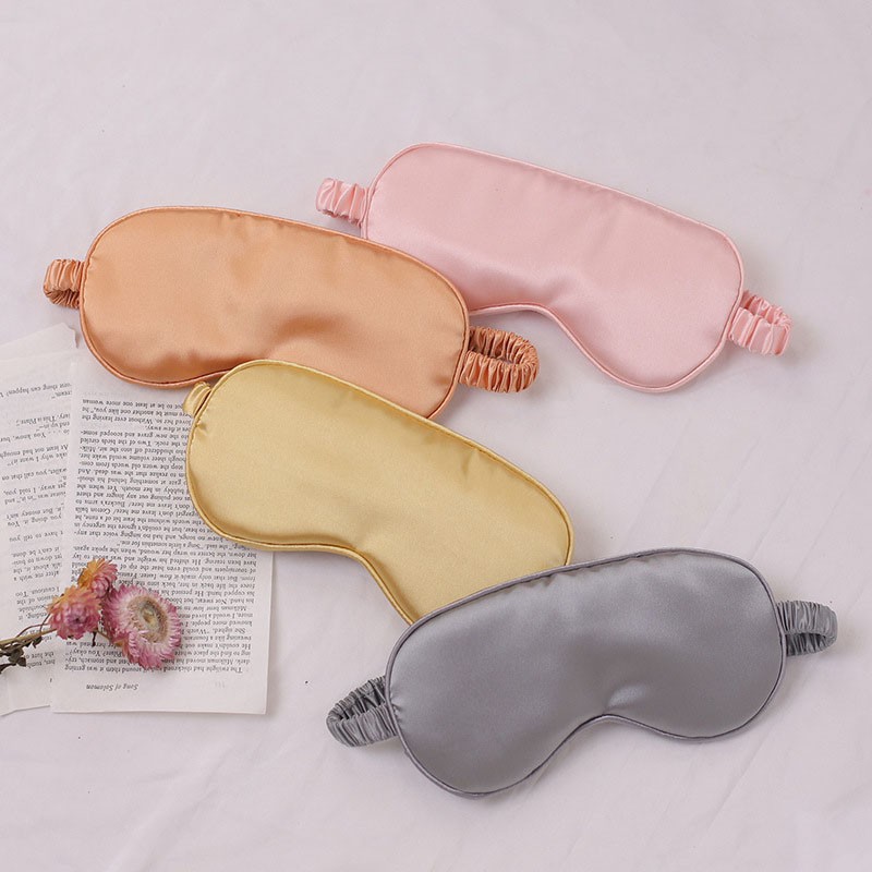 Gel Ice Silk Bag Sleep Mask Ice Hot Compress Relieve Fatigue Remove Dark Circles Eyes Spa Sleep Luminous Eye Mask Eyeshade