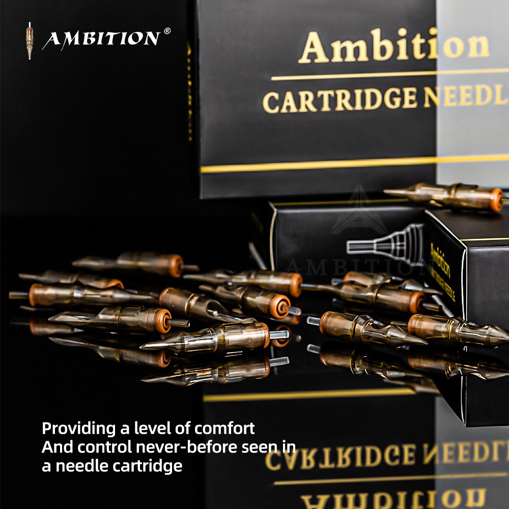 Aspiration tattoo cartridge needles 20pcs round curved magnum medium taper 5rm 7rm 9rm 11rm 13rm 15rm 17rm 19rm 21rm 23rm