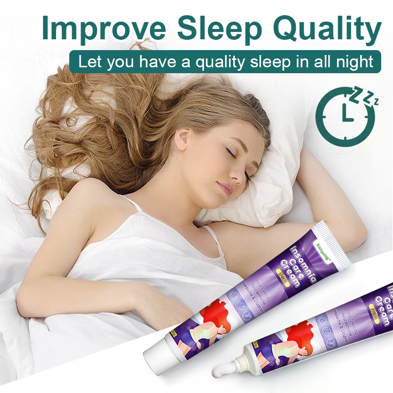 2pcs Sleepless Cream Improve Sleep Calm Mood Calming Balm Insomnia Relax Help Sleep Cream Relieve Stress Anxiety OintmentA759