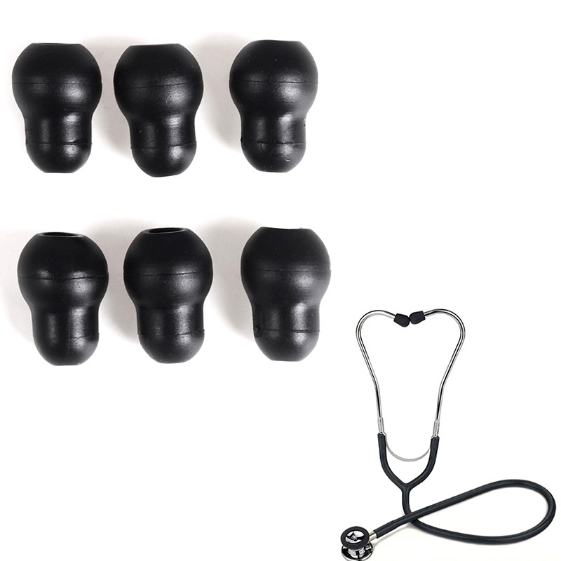 6pcs reusable soft silicone earplug eartips stethoscopes for littmann stethoscope