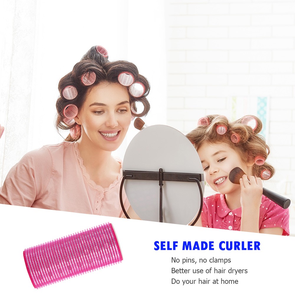 Hair Curler Grip Self-Design Sticky Cling Style Hair Curlers Stripe Silk Lazy Rod Heatless Headband Hairdressing Beauty Tools