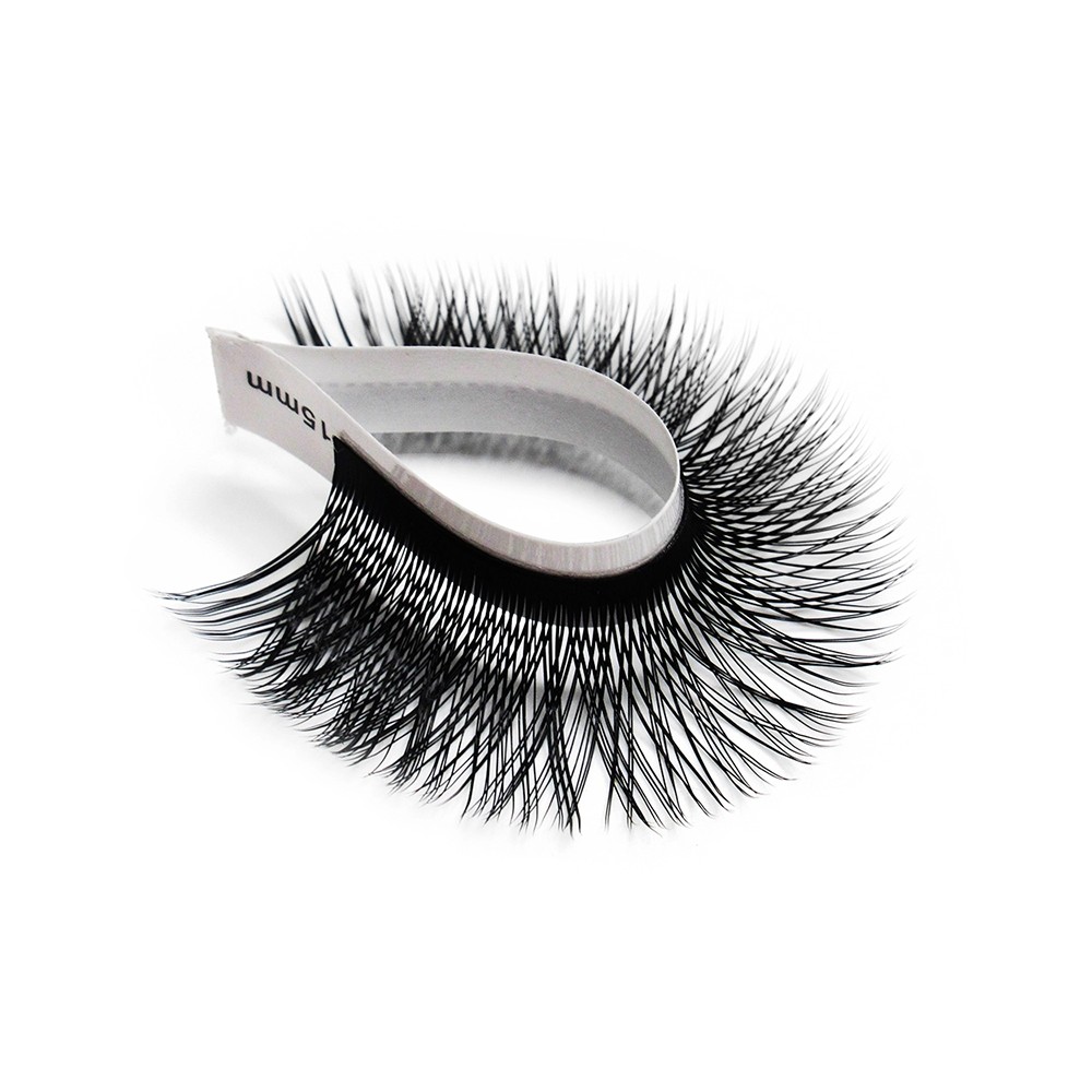 MASSCAKU Sale 12 Rows YY Shape Faux Mink Double Tip Eyelash Y Style Russian Volume Individual Eye Lashes Easily Flap Y Lashes