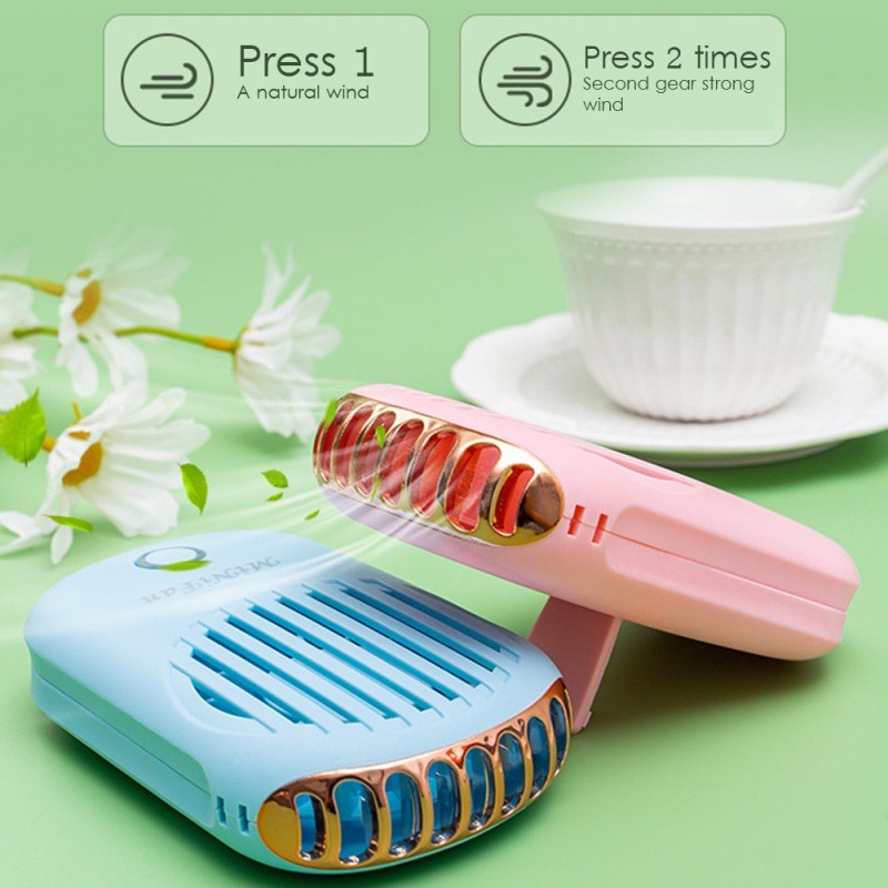 USB Air Conditioning Blower Handheld Nail Eyelash Blow Dryer Fan Rechargeable Dryer Mini Portable Eyelashes Dryer