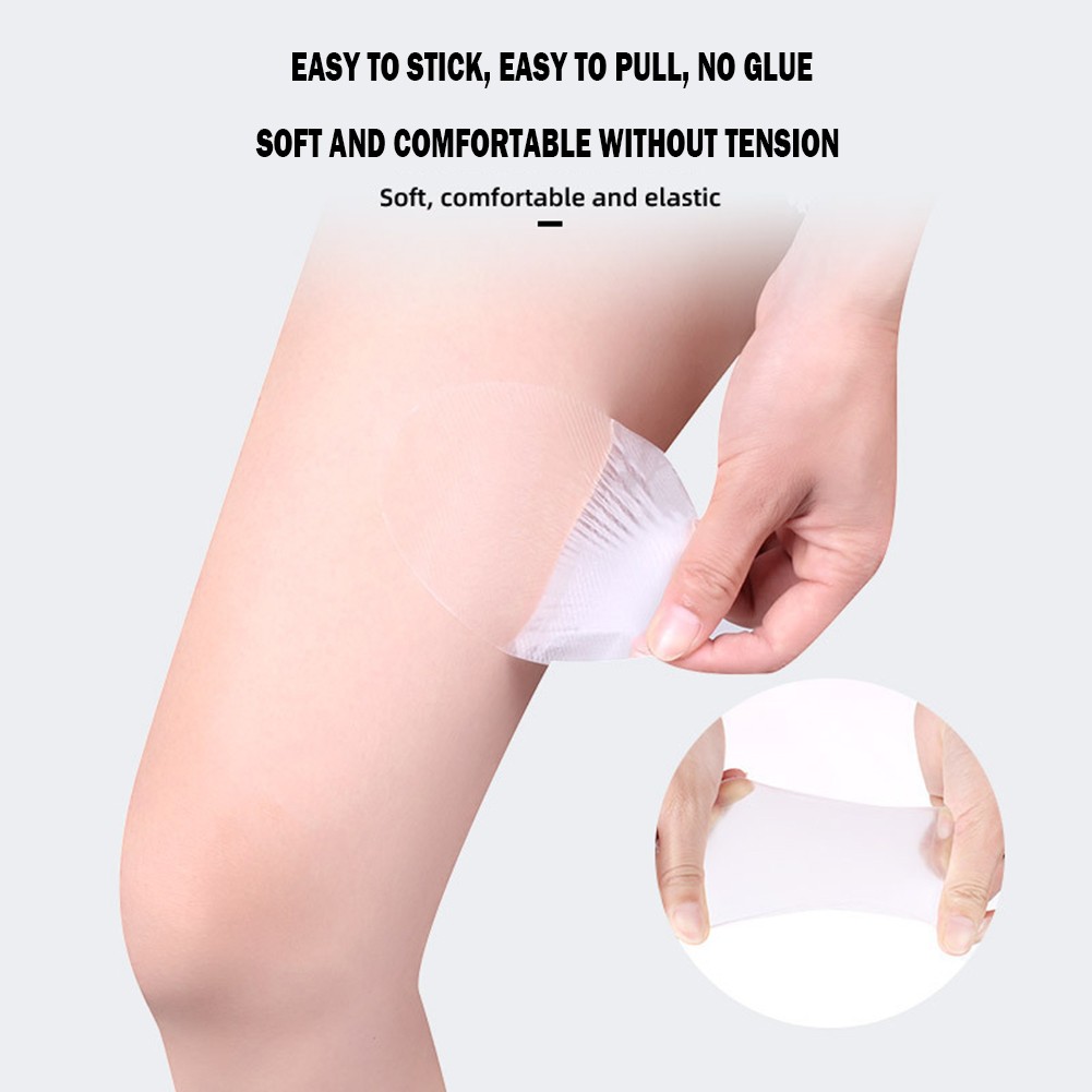 20pcs unisex thigh tapes disposable spandex invisible body anti-friction pads patches for outdoor summer anti-sweat supplies