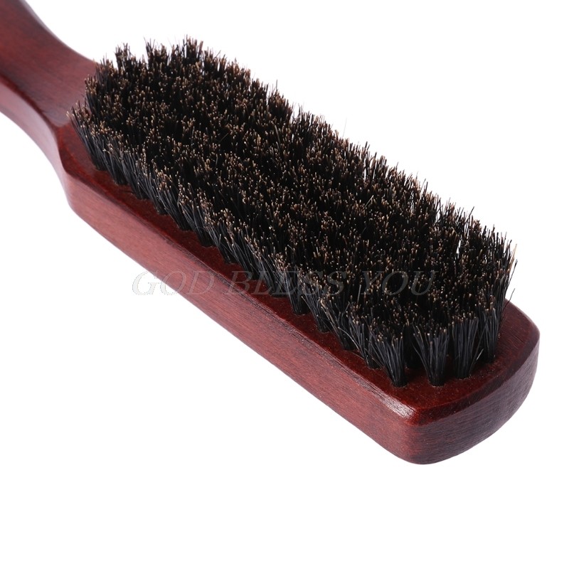 Wood Handle Hair Brush Bristle Beard Brush Comb Styling Detangling Straightening Drop Shipping