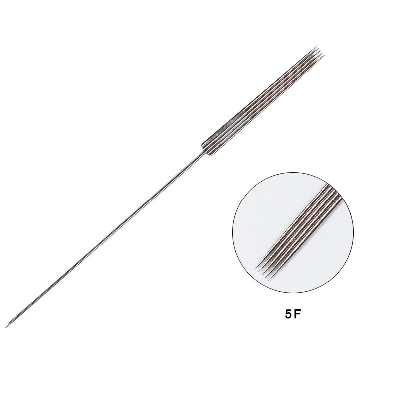 Disposable Tattoo Needles 1R 3RL 3RS 5RL 5RS 3F 5F 7F Agujas Microblading Permanent Makeup Machine Needle 0.35x50mm Maquiagem 3D