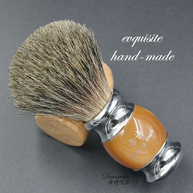 Men's Shaving Brush, New Pure High Quality Hair Resin Handle Wet Shaving Brush for Men