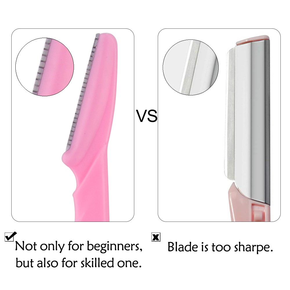 20/40/80pcs Eyebrow Trimmer Safe Blade Shaver Portable Face Eye Hair Removal Cutters Safety Woman Makeup Tool