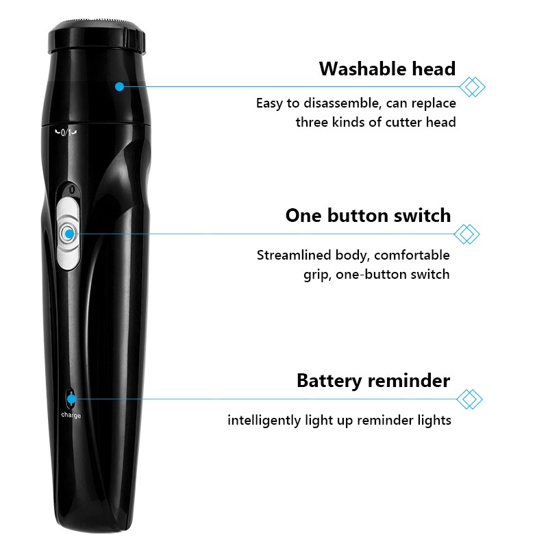 5 in 1 Electric Ear Nose Trimmer Hair Removal Shaver Recharge Men Eyebrow Beard Trimmer Razor Nose Face Hair Removal Device