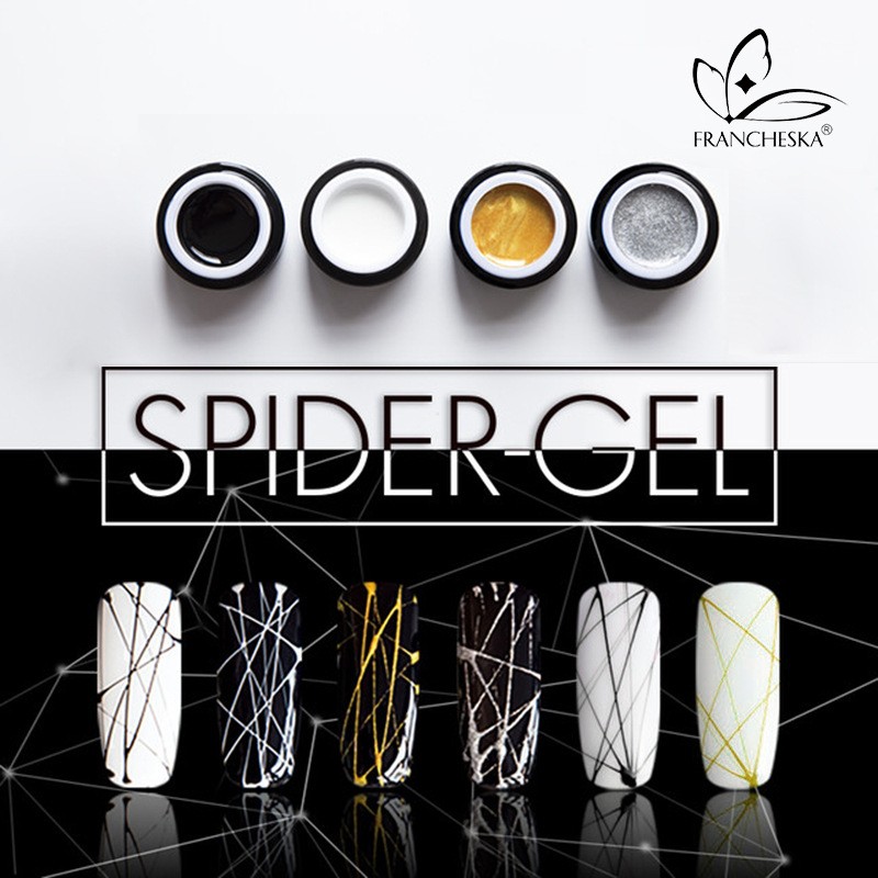 8ml Spider Line Nails Art Gel Polish UV Colors Painting Gel Nail Polish Spider Gel Varnish Web Stickers Gel Dropship TSLM1