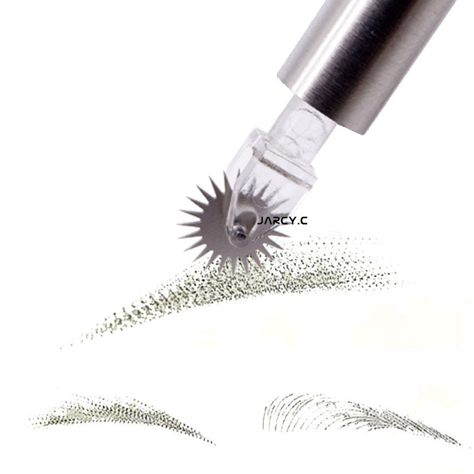 Roller Microblading Needle Tattoo Eyebrows Microshading Fog Blade For Embroidery Permanent Makeup Manual Micro Pen Easy Color