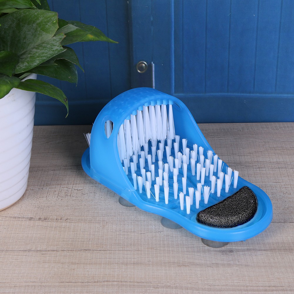 Plastic Bathing Massage Slippers Foot Cleaner Heel Scrub Foot Scrub Care Device