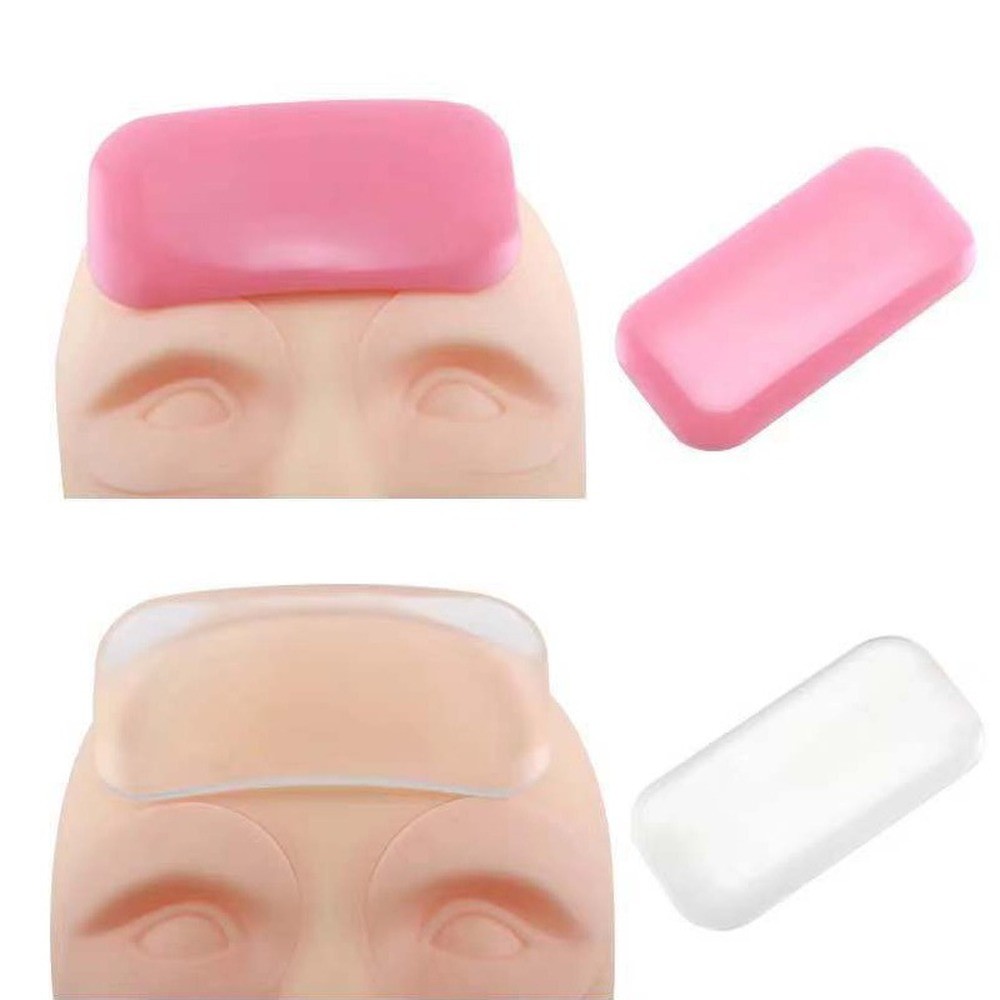 1/2pcs Eyelashes Grafting Tools False Eyelashes Extension Silicone Pad Reusable Eyelashes Extension Holder Forehead Pads Makeup Tool