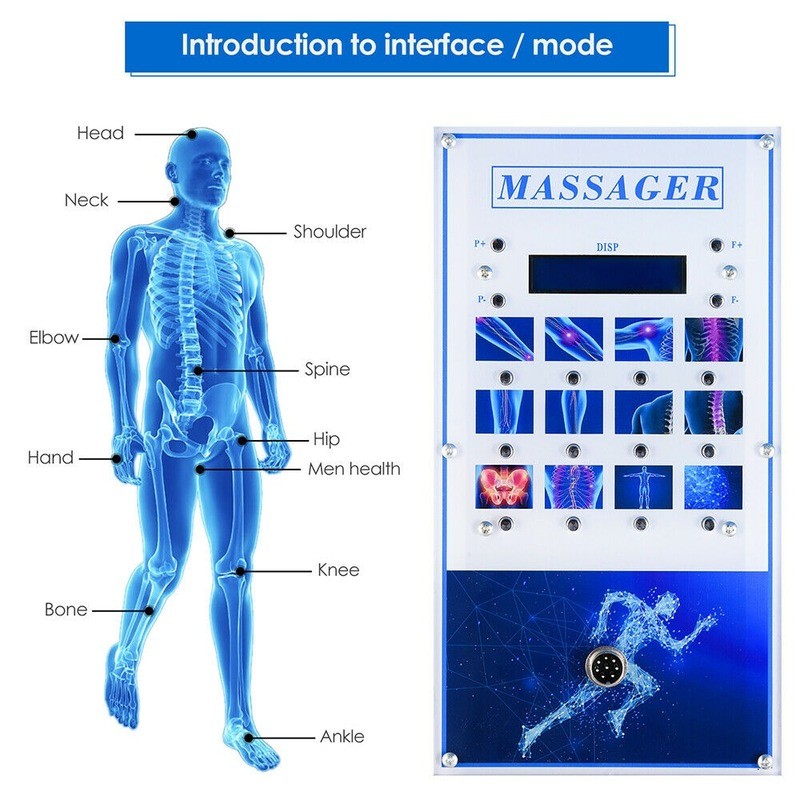 ESWT Shockwave Therapy Device With 7 Heads ED Therapy Pain Relief Capillary Ballistic Shockwave Pain Physiotherapy Tools