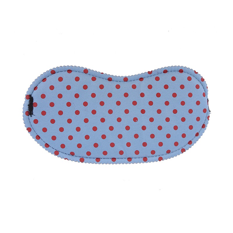 Dot Print Sleeping Mask Soft Eye Cover Portable Travel Comfort Sleep Aid Eye Patch PC