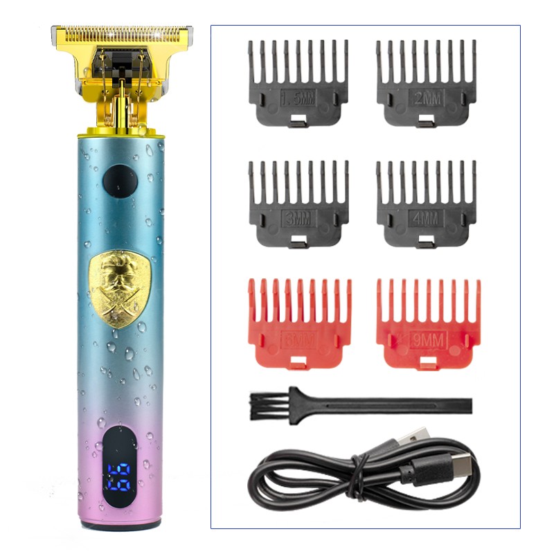 Ultra Light Barber Accessories Feel Good Barber Shop LCD T9 Hair Trimmer For Men Professional Hair Clipper Shaver For Men Machine