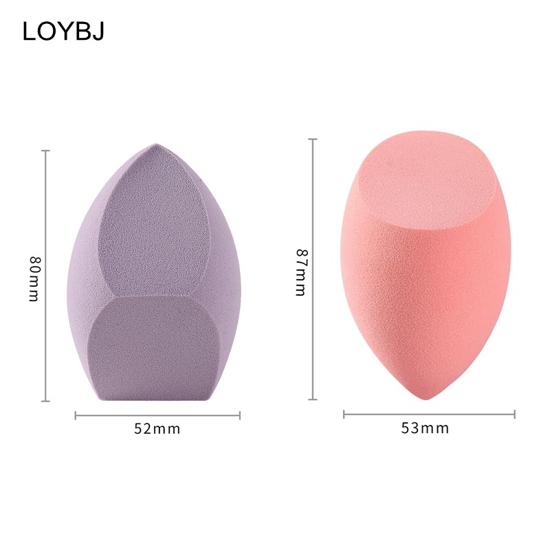 Loebig 1/2pcs Big Size Makeup Sponge Foundation Cosmetic Puff Smooth Powder Blending Sponge Cosmetic Soft Cosmetic Make Up Sponge Puff