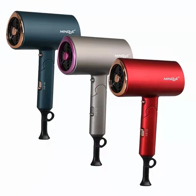 MINGGE T1 1800W Home Silent Hair Dryer Foldable Hair Dryer Quick Dry Professional Salon Hair Dryer Negative Ions Hair Care Tools