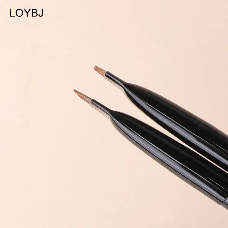 Loebig 1/2pcs Blade Makeup Brushes Thin Angled Eyebrow Flat Brush Fine Eyeliner Brush Professional Liner Eyebrow Beauty Makeup Tools