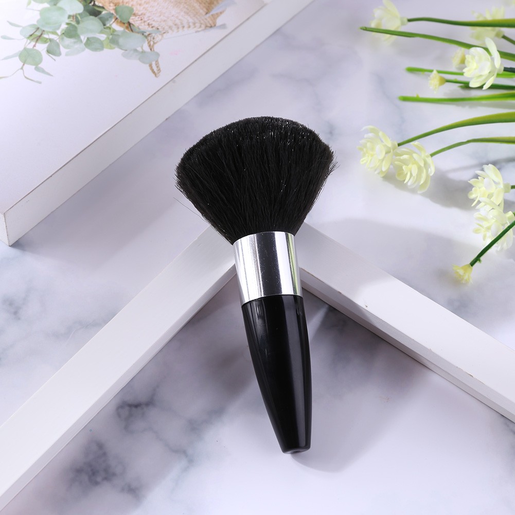 Professional Soft Neck Face Duster Brushes Barber Salon Hair Brush Hairdressing Hair Cutting Cleaning Tools 2022