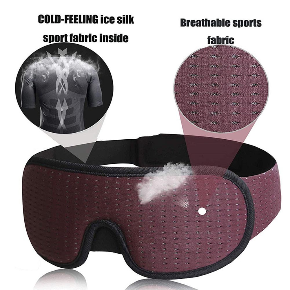 3D Sleep Eyemask Travel Comfort Aid Eye Mask Cover Patch Pading Soft Sleeping Mask Blindfold Eye Relax Massager Beauty Tools