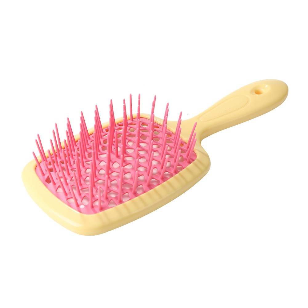 Plastic Hollow Mesh Comb Wet Dry Dual-use Women Scalp Massage Comb Hair Brush Hollow Out Home Salon DIY Hair Styling Tool