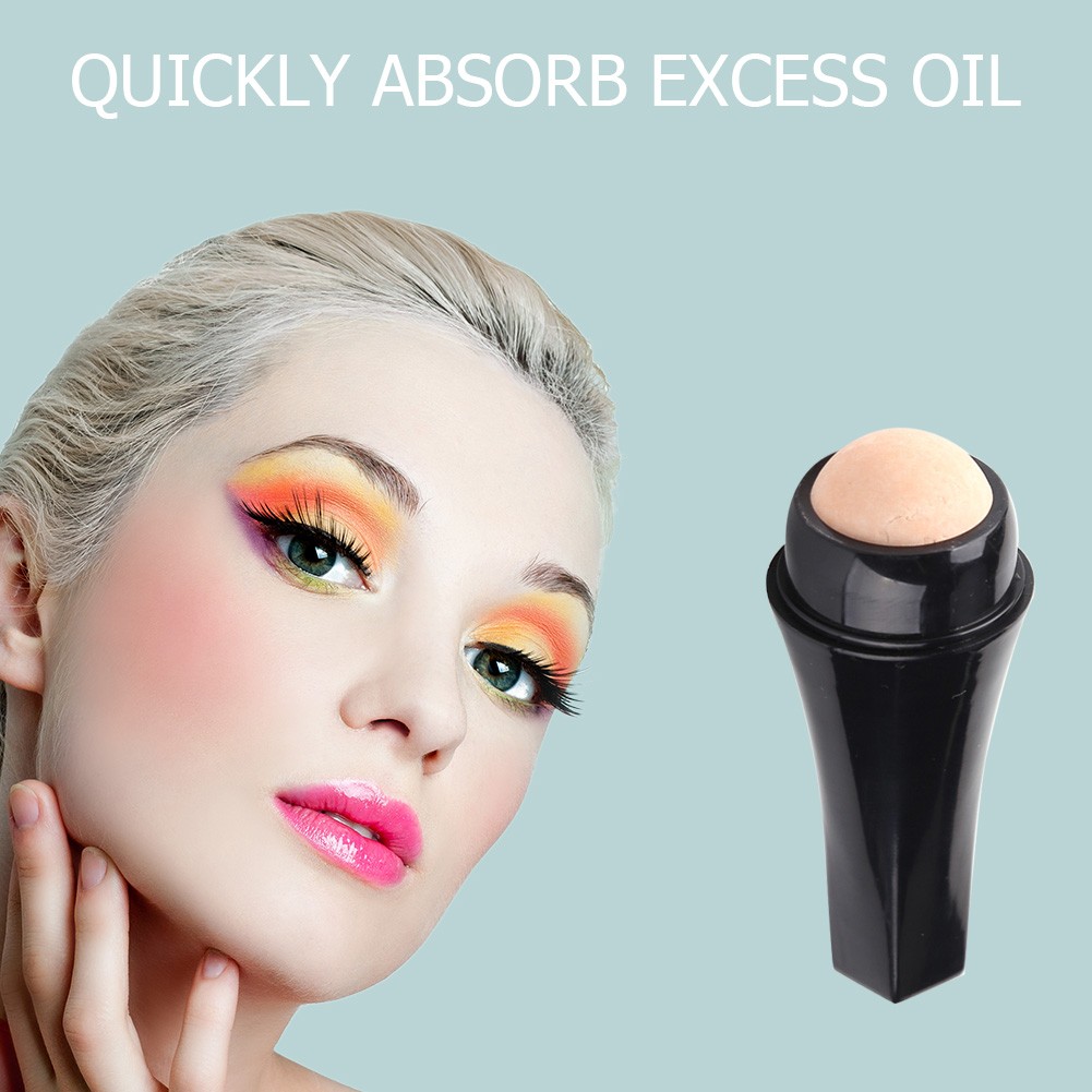 Facial oil absorption roller multifunctional facial T-zone volcanic stone household skin care accessories supplies tool