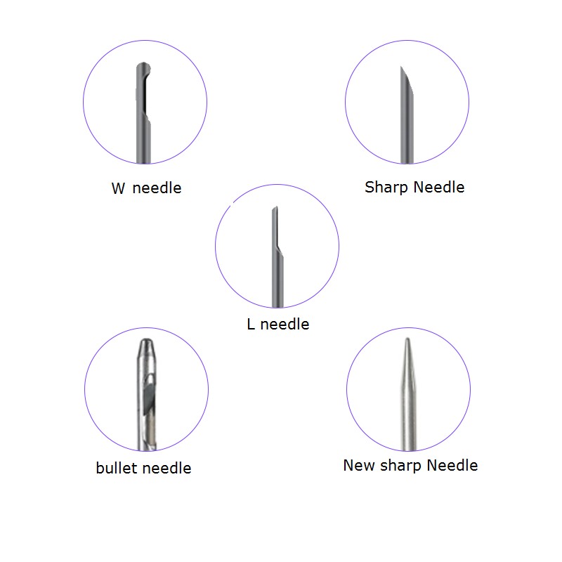 1pc Per Pack Professional Fox Eye Brow Lift Molding Fish Cones Cog 4d fio PDO PCL Double Needle Face Lifting Pdo Thread