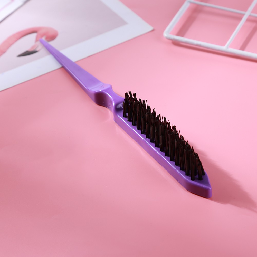 Boar Bristle Comb 1pcs Professional Hair Brushes Comb Teasing Back Combing Fine Line Hair Brush Styling Tools Wholesale